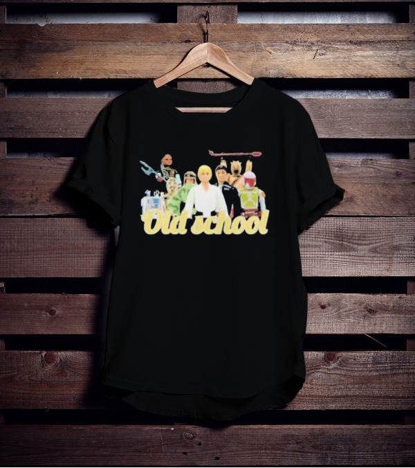 Old School Star Wars Action Figures Nostalgia T-Shirt
