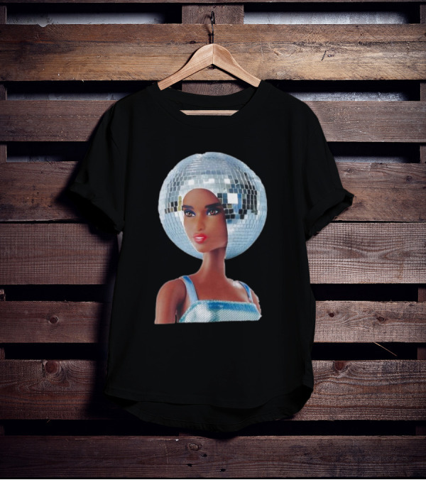 Discodiva Daytrip Ready Mirror Ball Glam Elegance T-Shirt