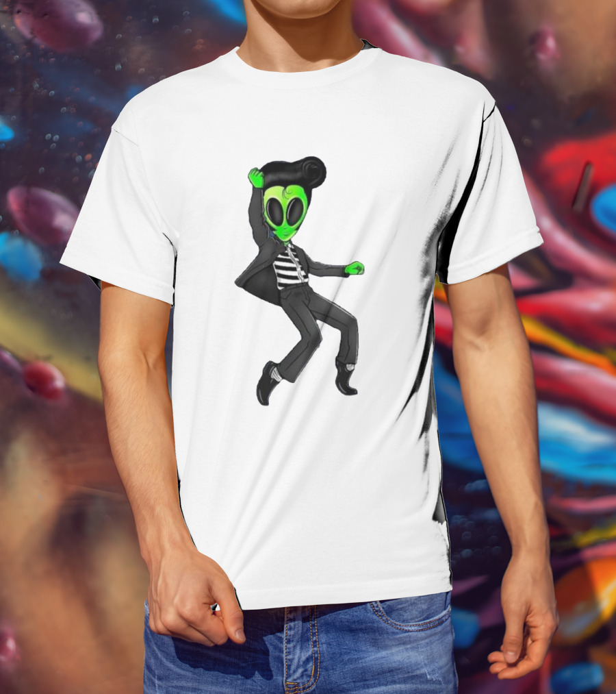 Jailhouse Rock Alien Elvis Presley Dance T-Shirt