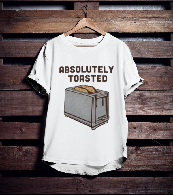 Absolutely Toasted Retro Toaster T-Shirt