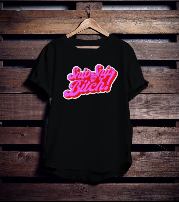 Angeria Paris Snip Snip Bitch APVM Heart Ringer T-Shirt