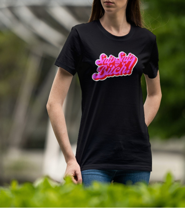 Angeria Paris Snip Snip Bitch APVM Heart Ringer T-Shirt