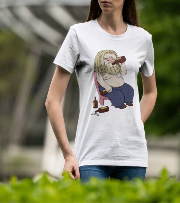 Avengers Endgame Thor Fat Drinking T-Shirt