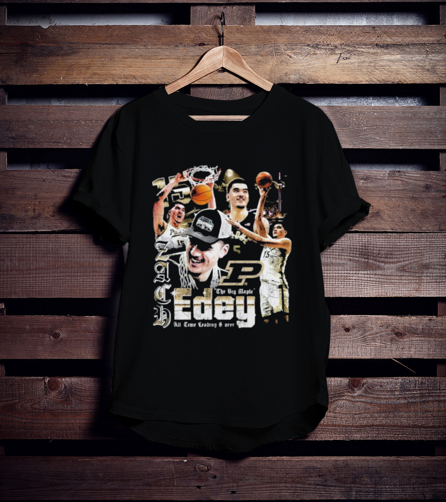 Zach Edey The Big Maple Purdue All Time Leading Scorer T-Shirt
