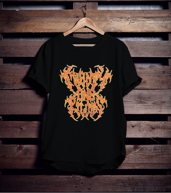 Twenty One Pilots Flame Logo Fiery Text T-Shirt