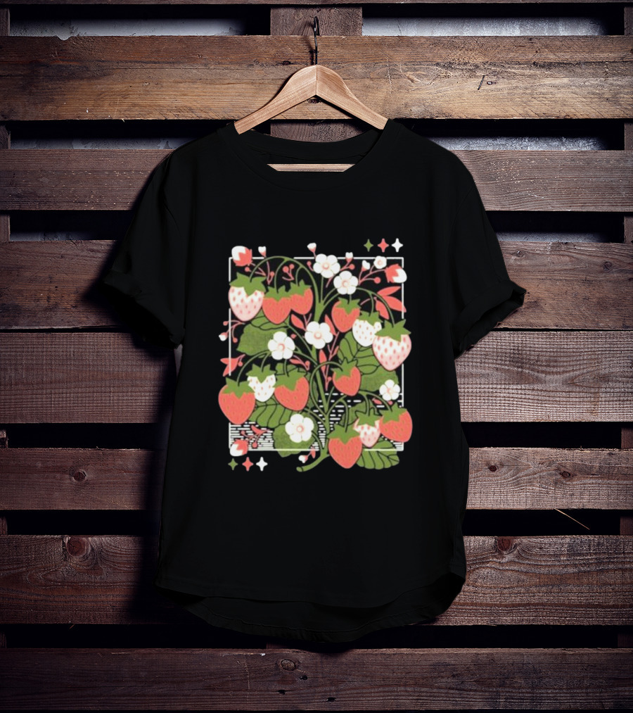 Doki Rosi Strawberry Fields Floral T-Shirt