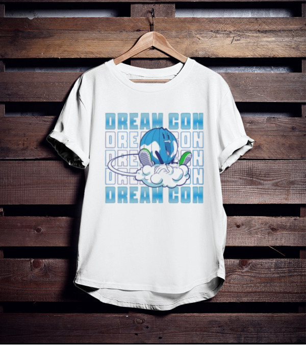 Dream Con Globoy Blue Planet And Sneakers T-Shirt