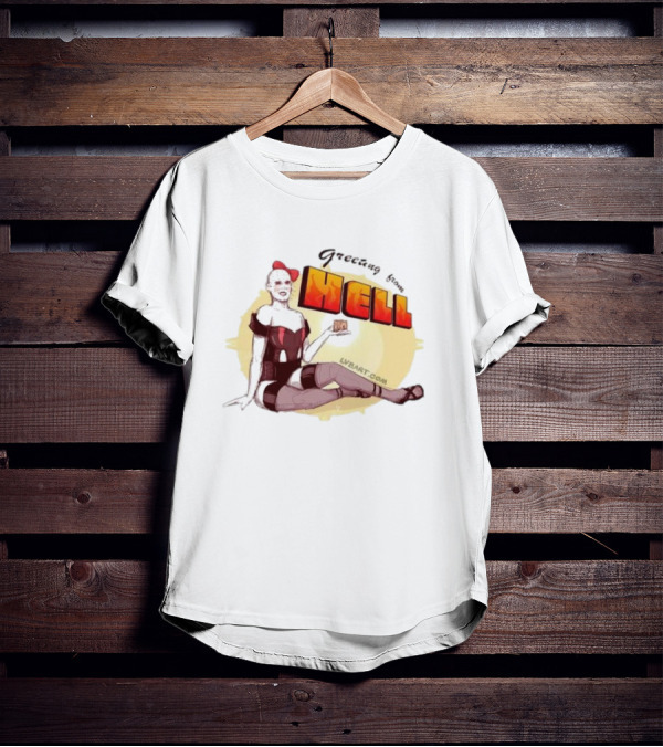 Greetings From Hell Hellraiser Women LVART.COM T-Shirt
