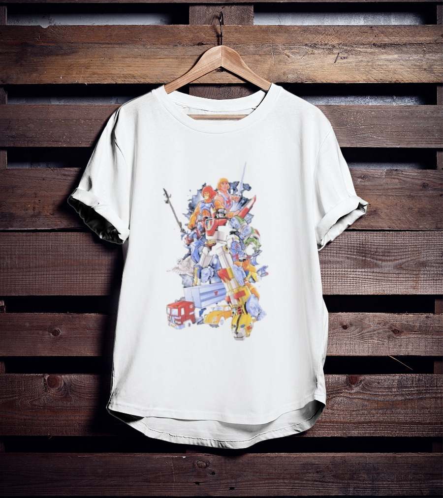 The 80’s Fuking Ruled Cartoon Characters Transformers Voltron Masters Of The Universe T-Shirt