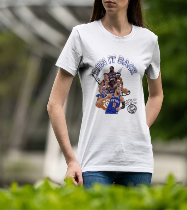 Knicks Run It Back NYC Stans Basketball Team Players T-Shirt