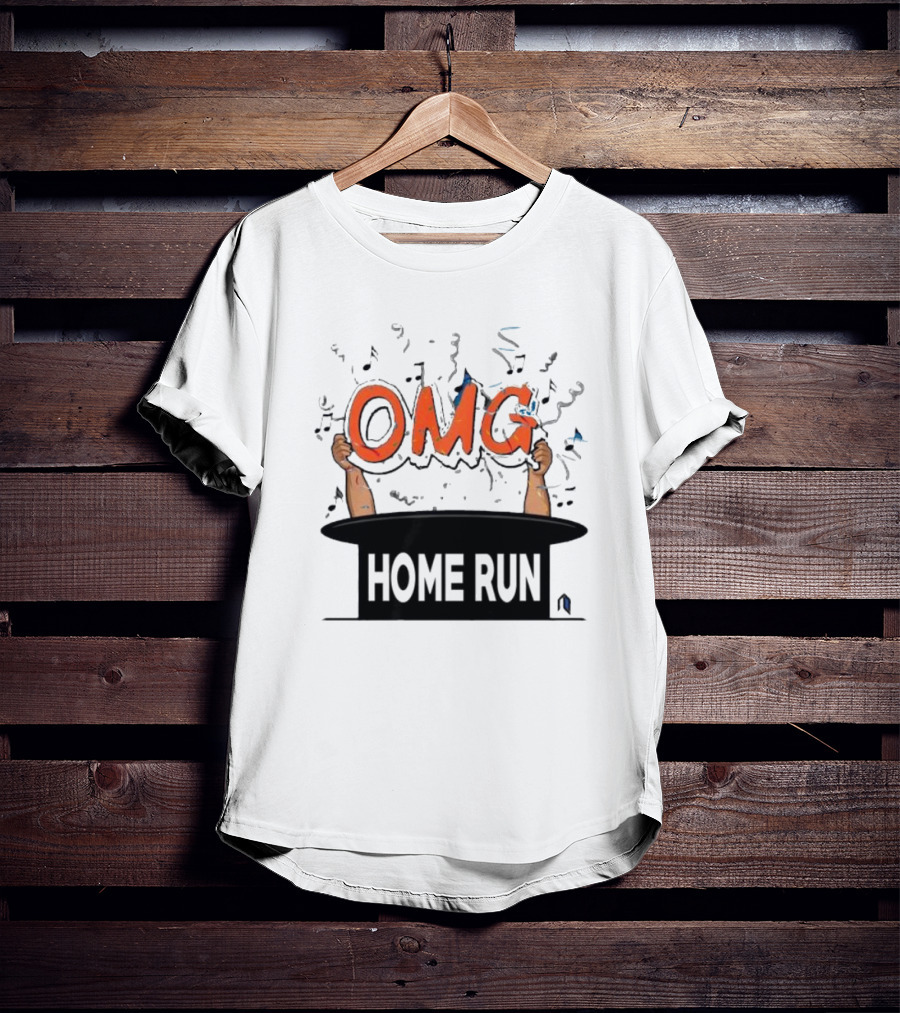 OMG Home Run From Magic Hat With Music Notes T-Shirt
