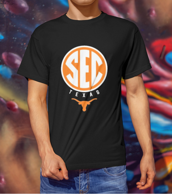 SEC Texas Longhorns Logo Texas Longhorn T-Shirt