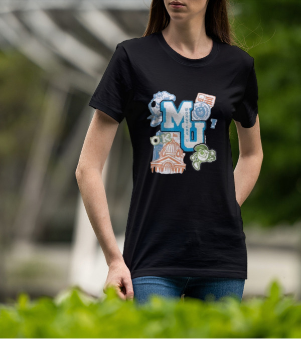 MU Monsters University Disney OK Patch T-Shirt