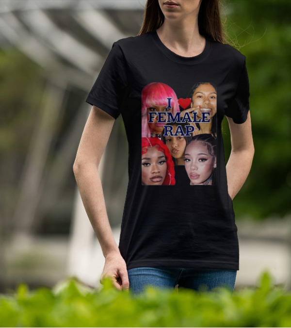 Nrth West Is My Spirit Animal I Love Female Rap Montage T-Shirt