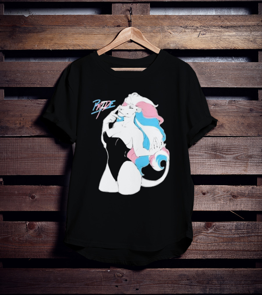 Pride Lioness Trans Flag Colors T-Shirt
