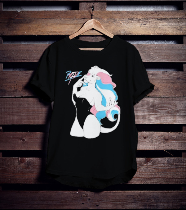 Pride Lioness Trans Flag Colors T-Shirt