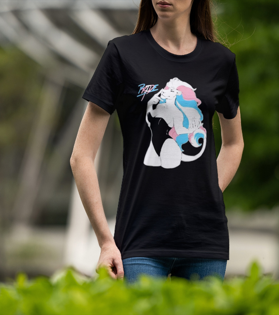 Pride Lioness Trans Flag Colors T-Shirt
