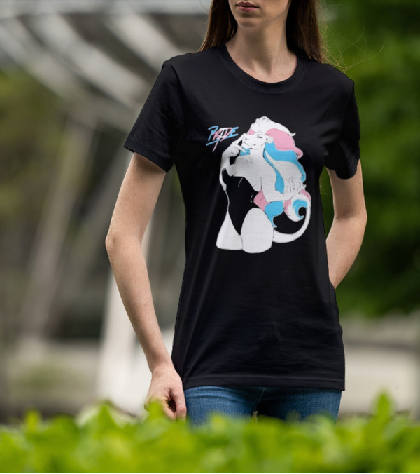 Pride Lioness Trans Flag Colors T-Shirt