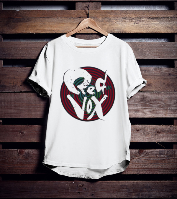 Retroware Red Vox Psychedelic Spiral Retro Vibes T-Shirt