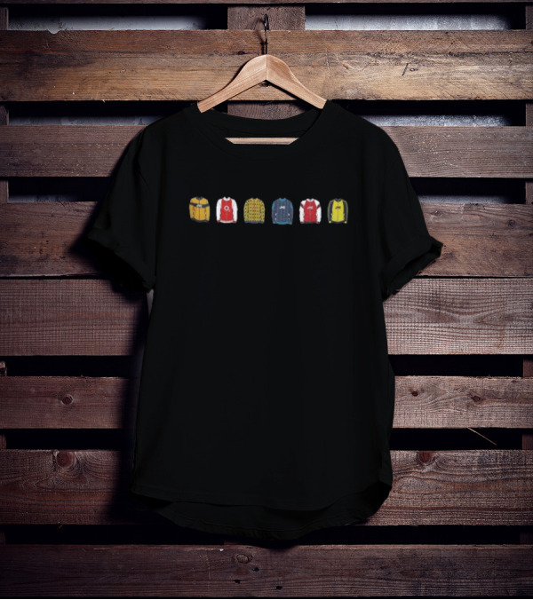 Arsenal Iconic Jerseys Collection: Six Memorable Kits T-Shirt