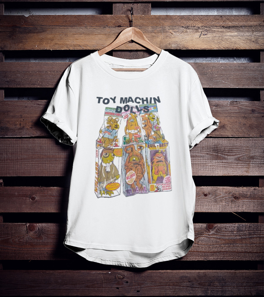 Toy Machine Dolls Evil Sect Blood Fobby Japan Super Heroes T-Shirt