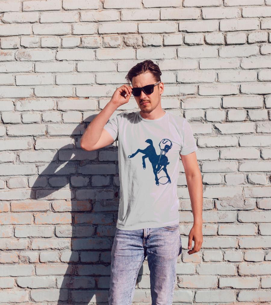 Indianapolis Colts 61 Blue Horse T-Shirt