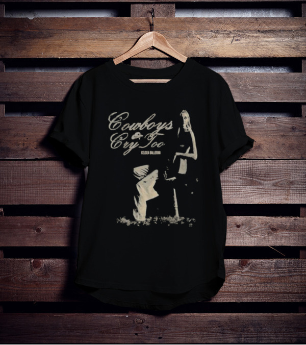 Cowboys Cry Too Kelsea Ballerini Face T-Shirt