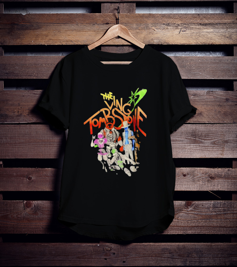 The Living Tombstone Characters And Logo With Colorful T-Shirt