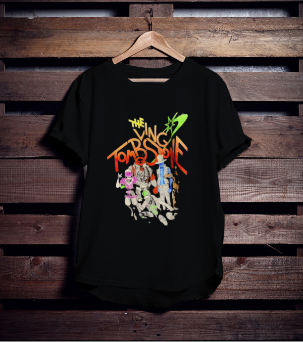 The Living Tombstone Characters And Logo With Colorful T-Shirt