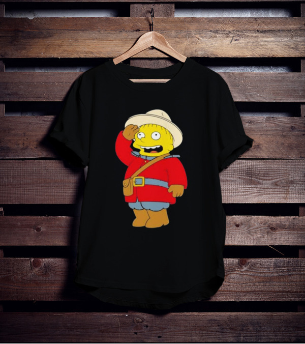 The Simpsons Ralph Mountie Canada Costume T-Shirt