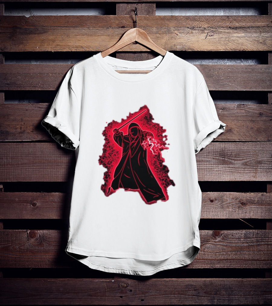 Lord Senator Thunder Dark Force Power Lightsaber Lightning T-Shirt