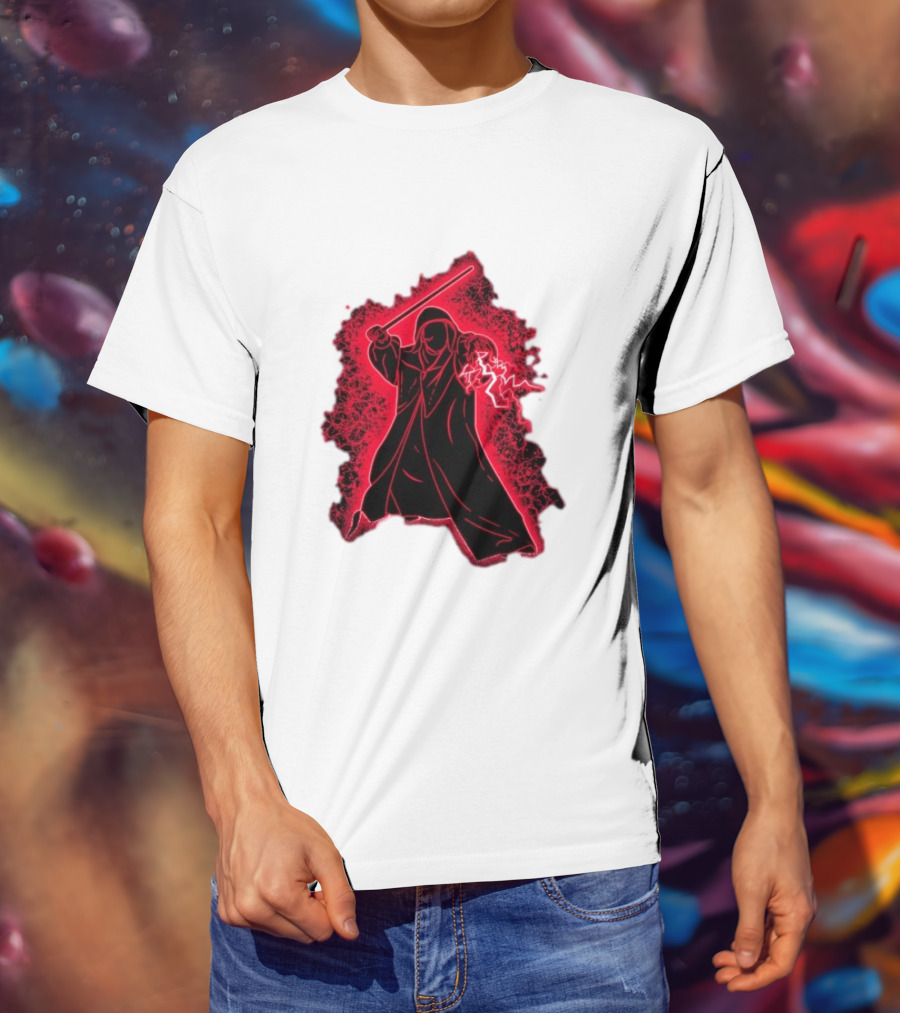 Lord Senator Thunder Dark Force Power Lightsaber Lightning T-Shirt