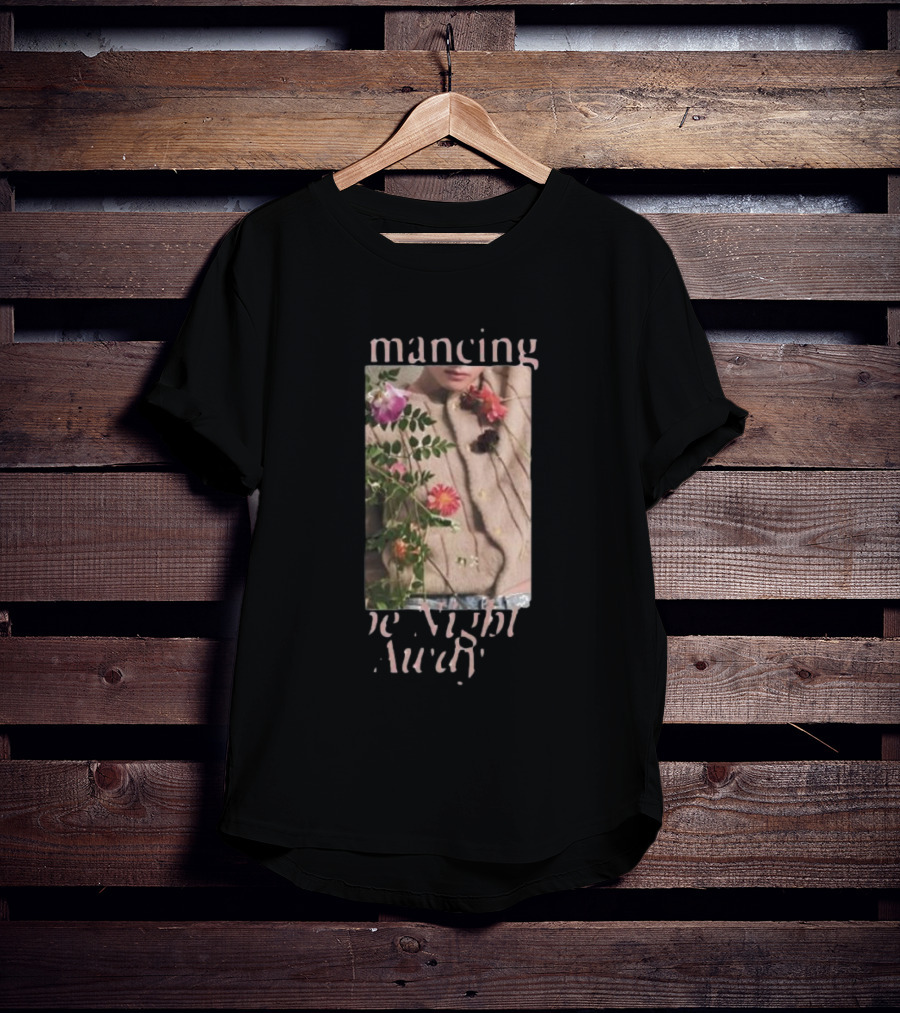 Romancing The Night Away Floral Slow Dancing T-Shirt