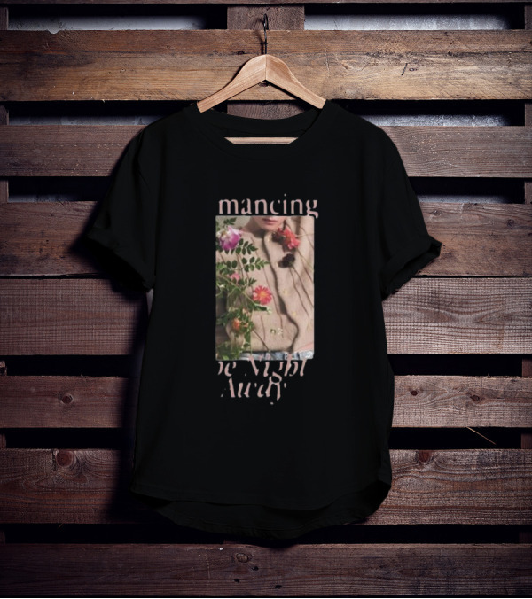 Romancing The Night Away Floral Slow Dancing T-Shirt