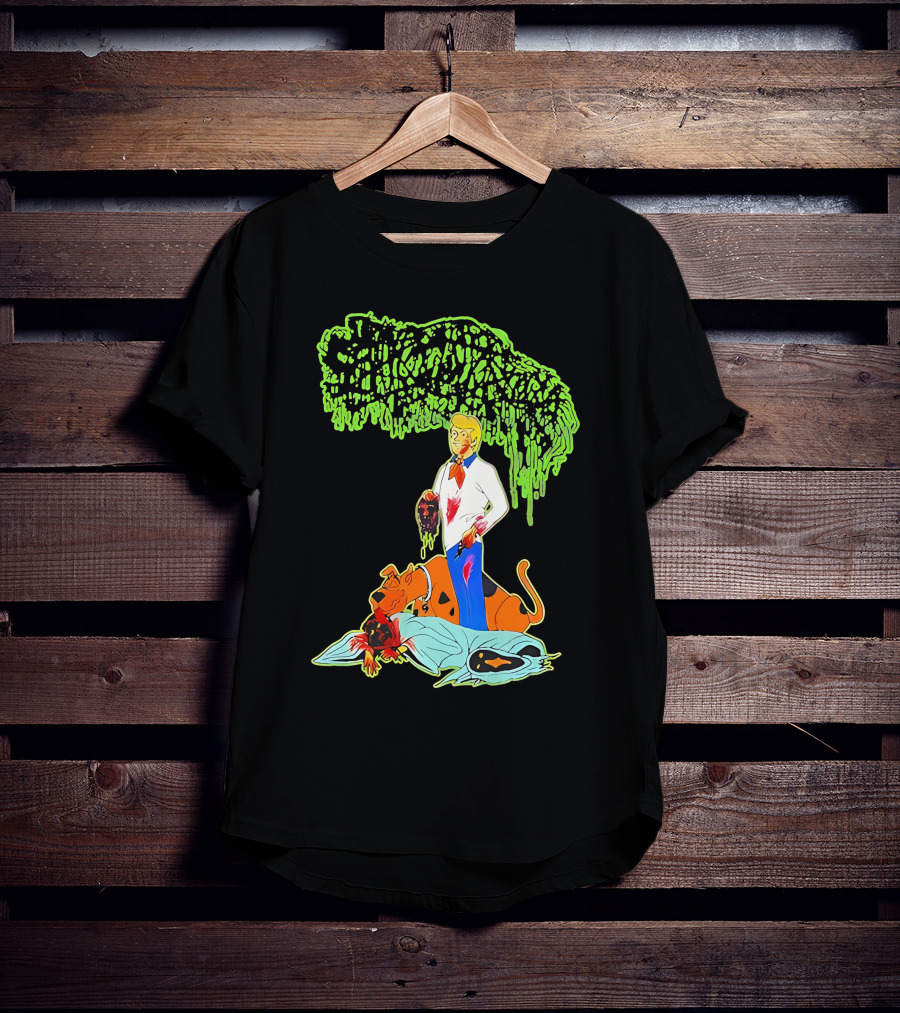 Sanguisugabogg Scooby Doo Fred Jones Horror Mashup T-Shirt