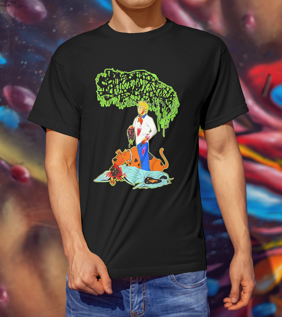 Sanguisugabogg Scooby Doo Fred Jones Horror Mashup T-Shirt