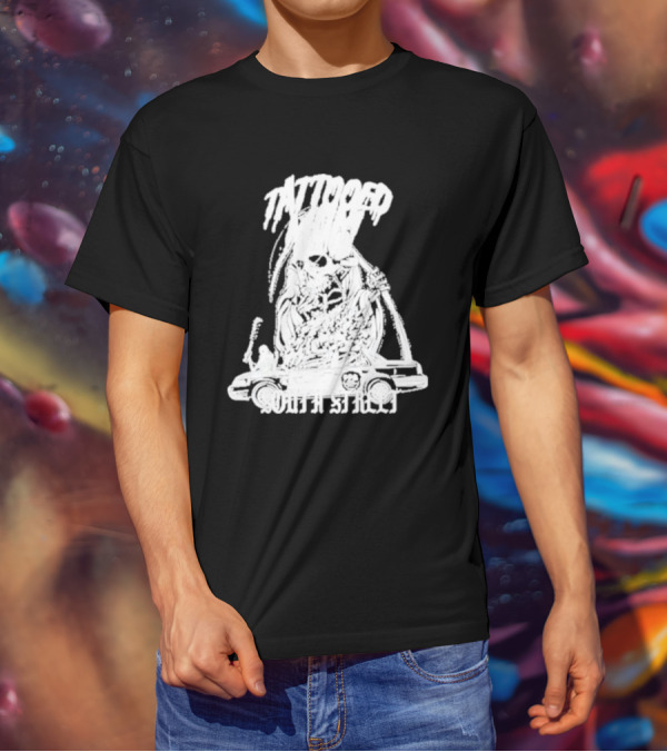 Tattooed Mom South Street Skeleton Car T-Shirt