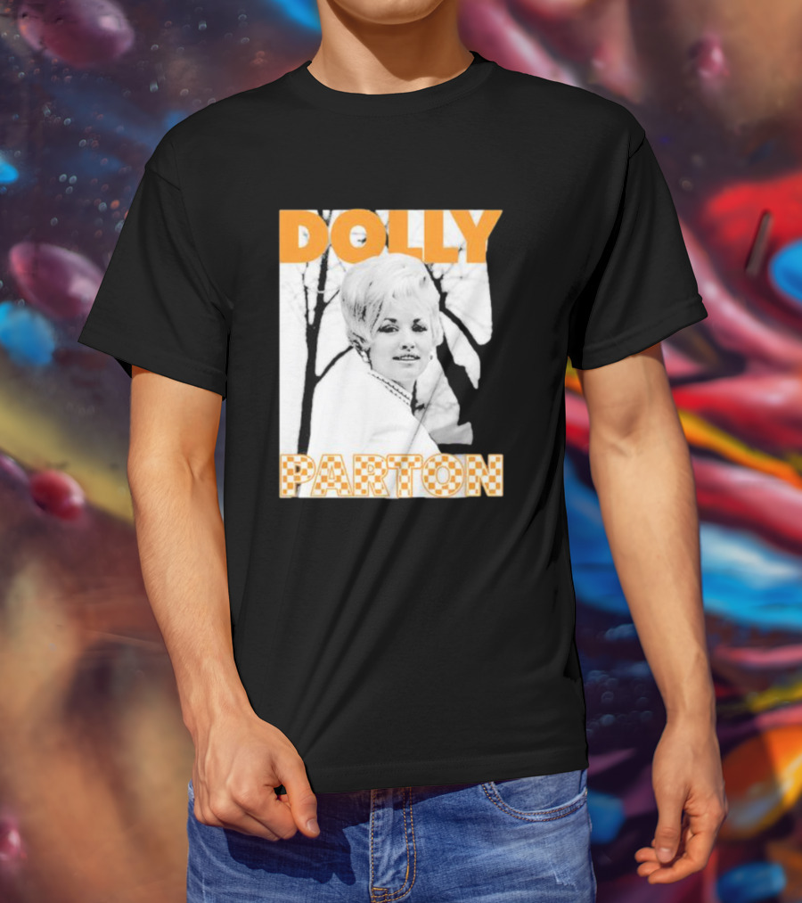 Dolly Parton Retro Black And White Tennessee T-Shirt