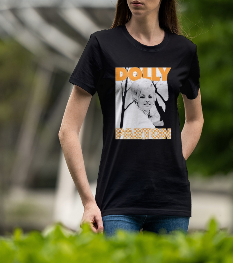 Dolly Parton Retro Black And White Tennessee T-Shirt