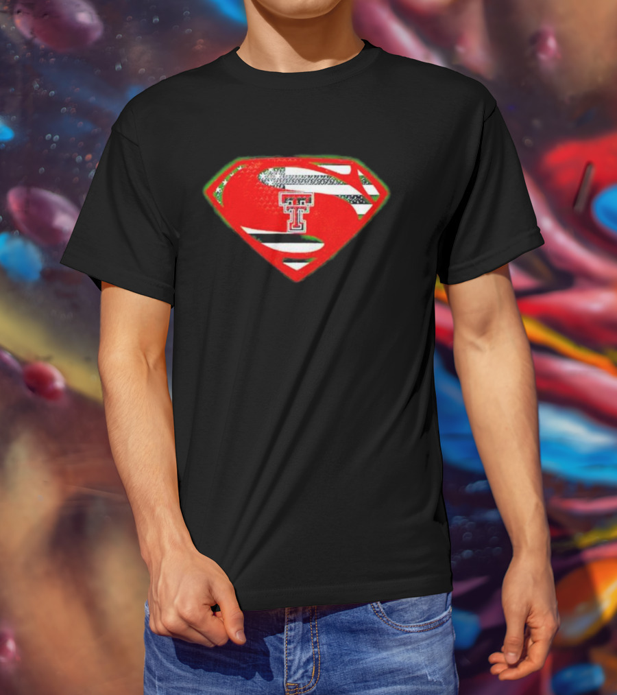 Texas Tech Red Raiders TT Superman T-Shirt