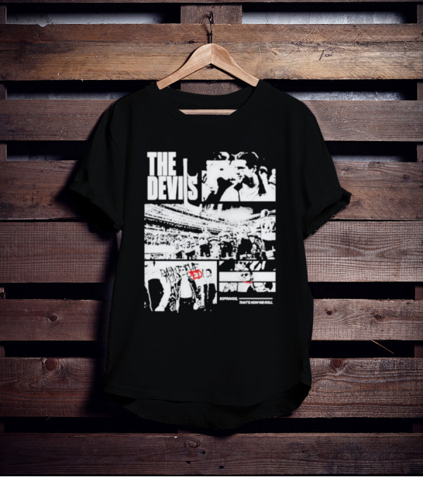 The Devils Sopranos That's How We Roll Comic-Style Collage T-Shirt
