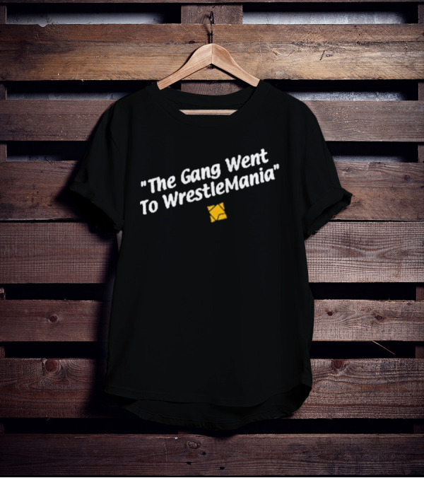 The Gang Went To WrestleMania Charlie Brown Zigzag T-Shirt