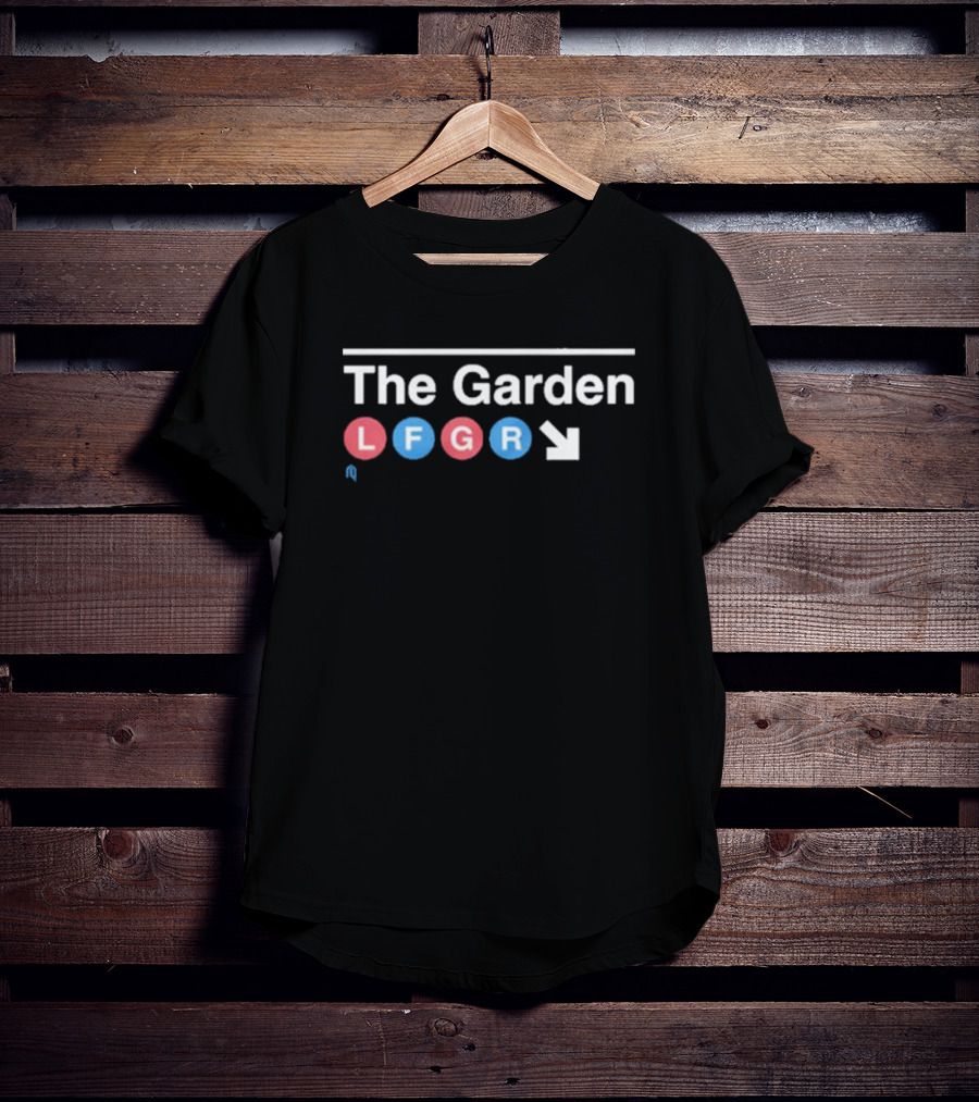 The Garden Lfgr Subway Style Circular Icons T-Shirt