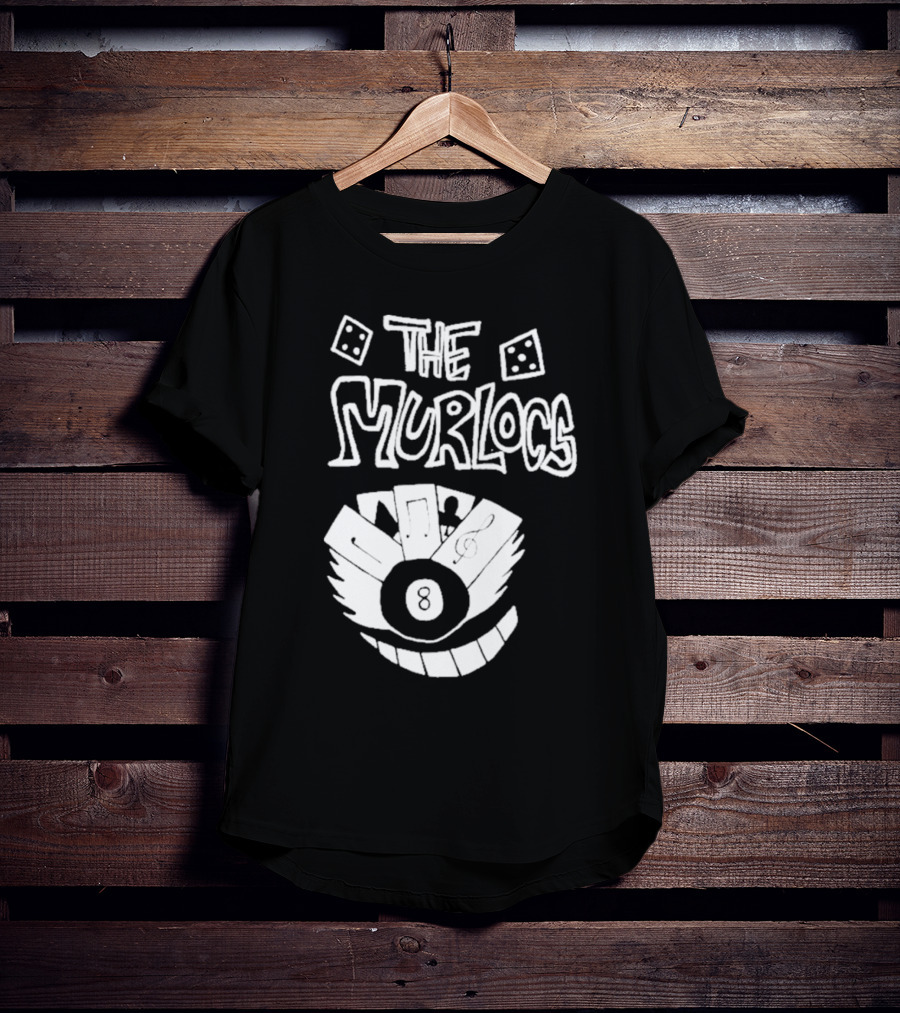 The Murlocs Playing Cards 8 Ball T-Shirt