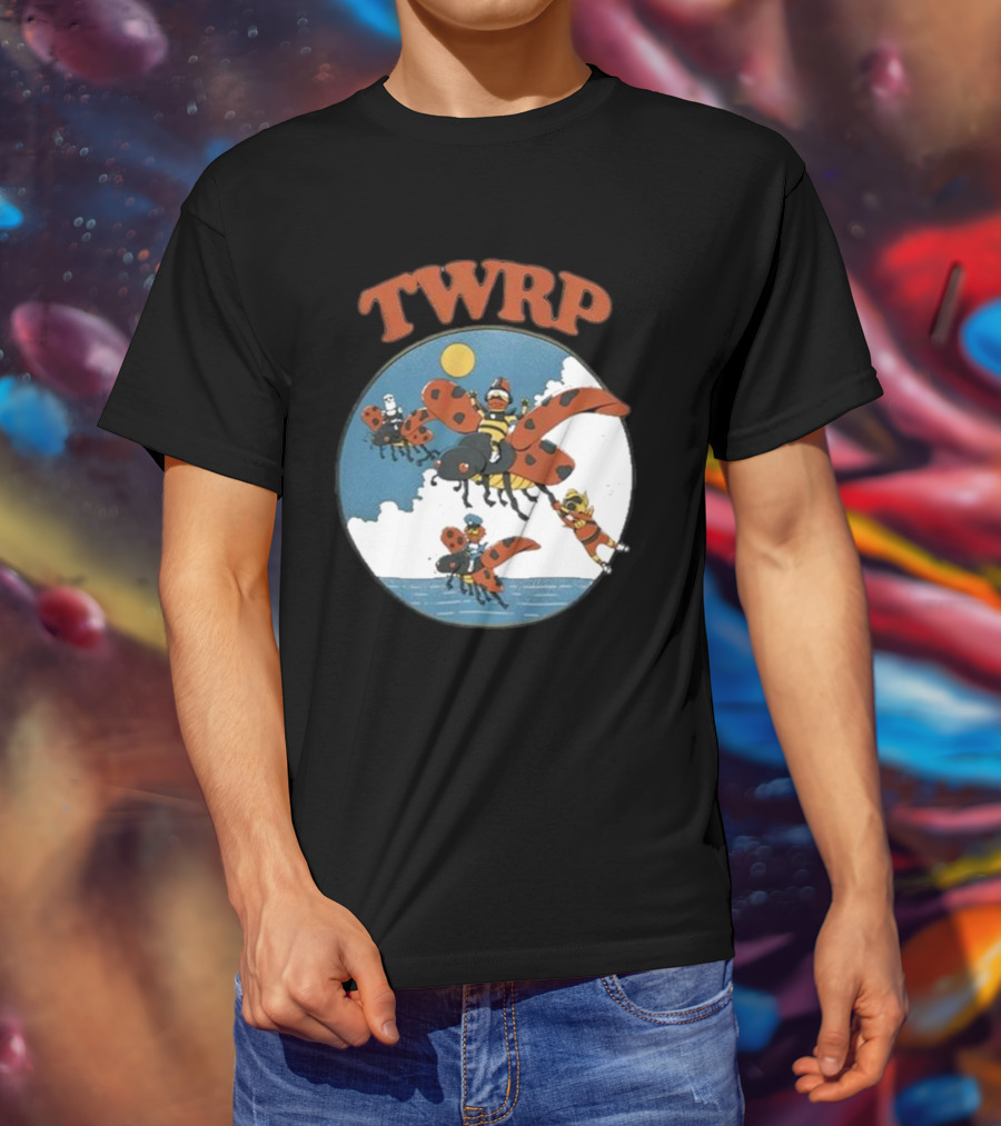 TWRP Band Riding Giant Ladybugs Under The Sun T-Shirt
