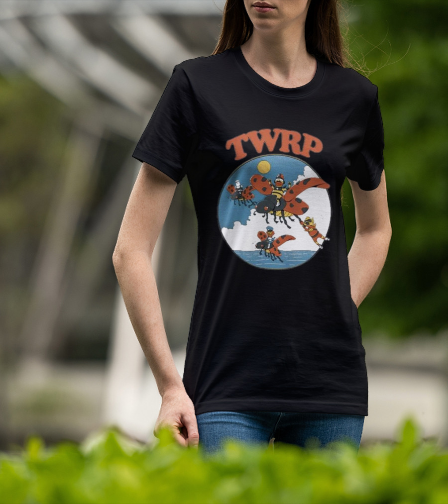 TWRP Band Riding Giant Ladybugs Under The Sun T-Shirt