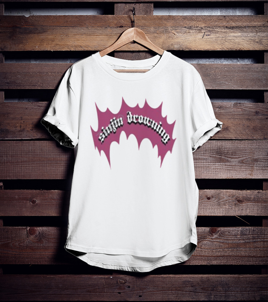 Sinjin Drowning Pink Burst T-Shirt