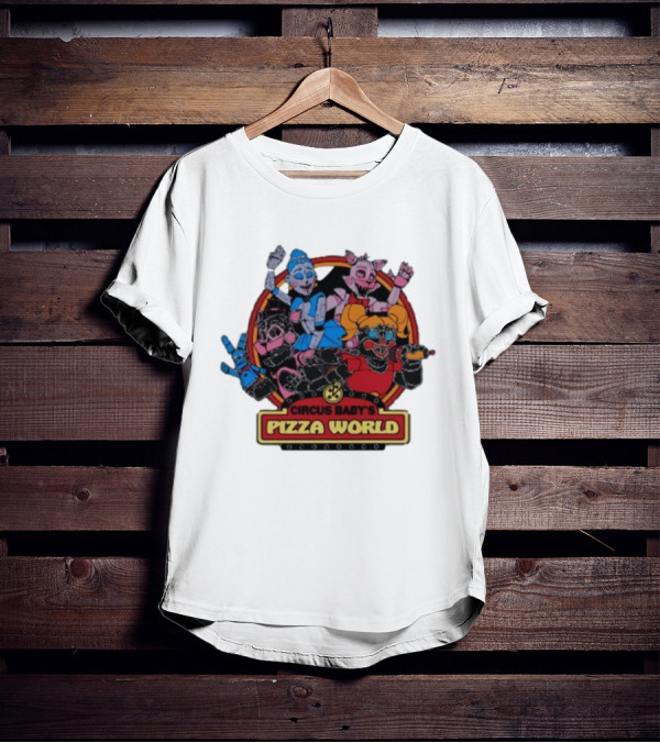 Circus Baby's Pizza World Sister Location Animatronic Characters T-Shirt