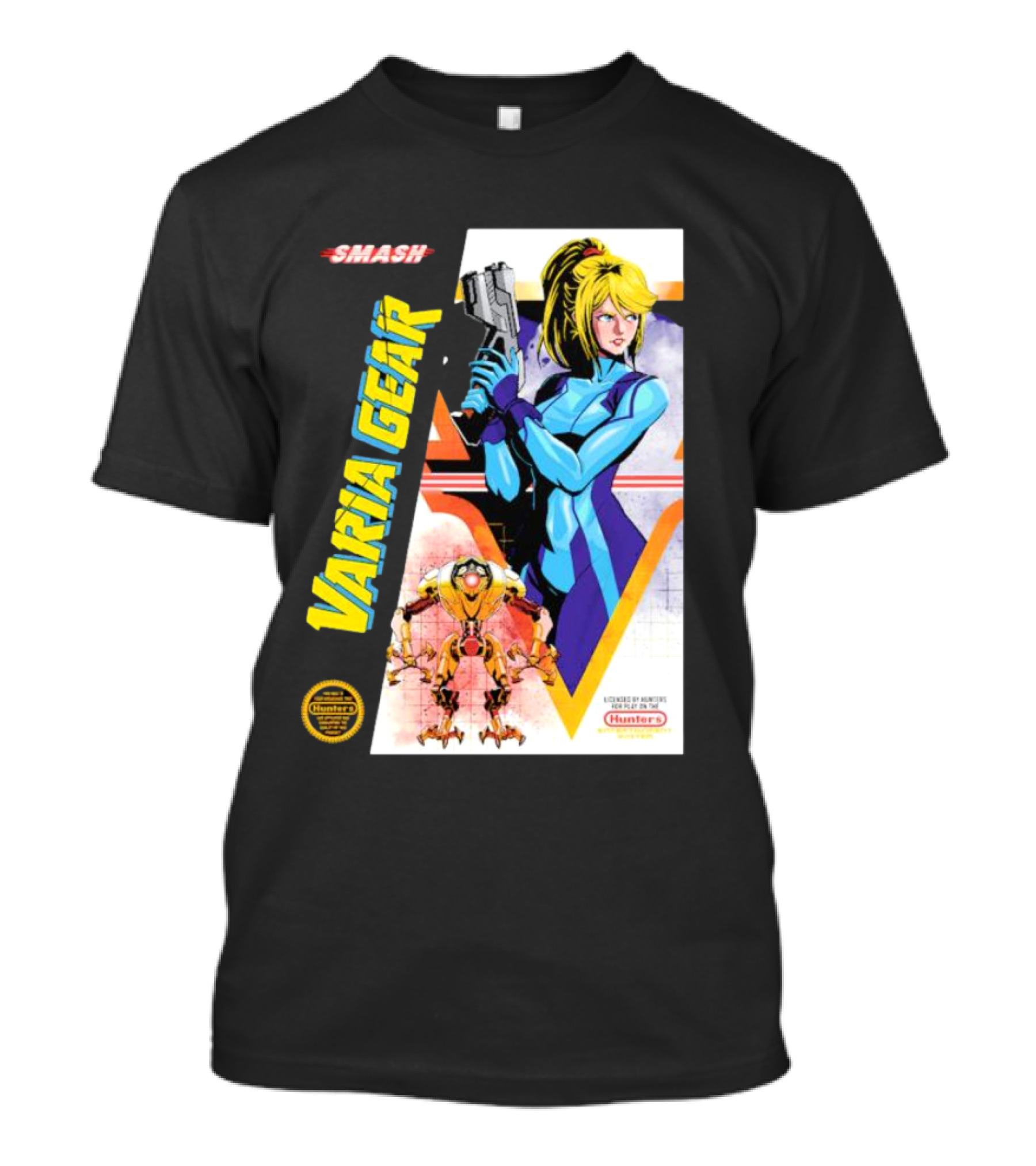 Smash Varia Gear Zero Suit Hunter Chronicles T-Shirt