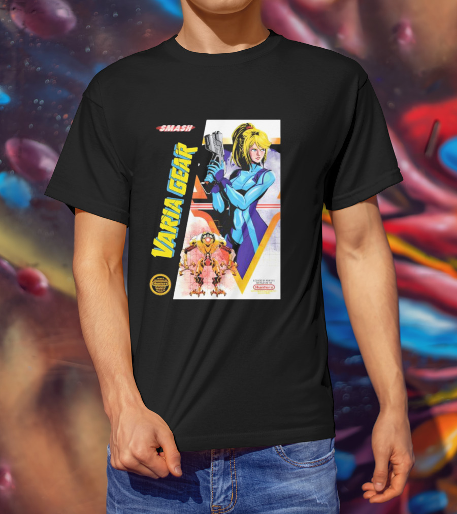 Smash Varia Gear Zero Suit Hunter Chronicles T-Shirt